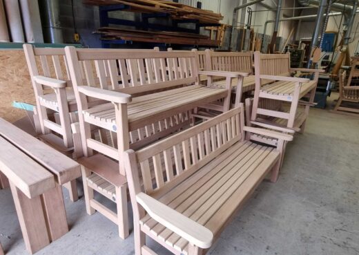 Destination Alnwick Castle for these York benches