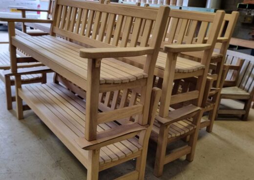 York benches ready to pack.