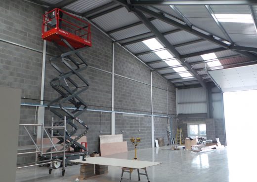 Constructing the new workshop