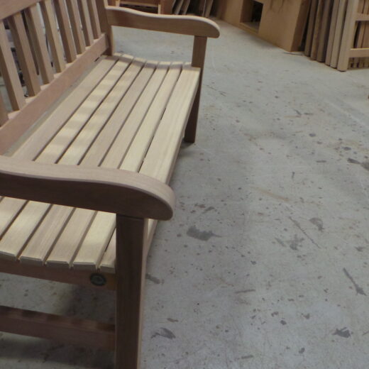 The Yorkshire Arboretum York Bench in our Workshop top view