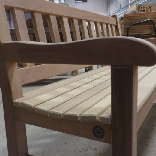 The Yorkshire Arboretum York Bench in our Workshop