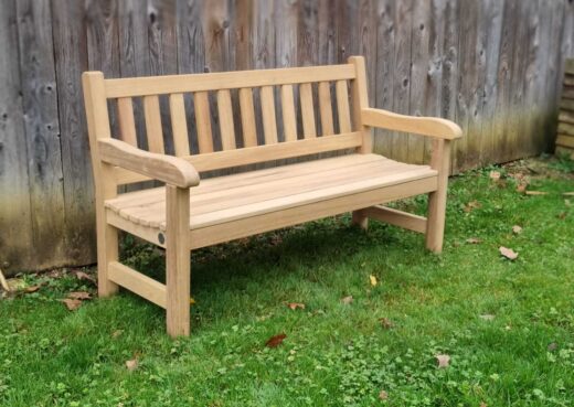 Our new York outdoor bench at the Yorshire Arboretum