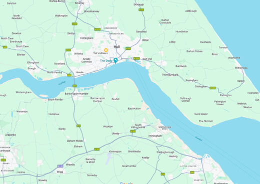 Humber map