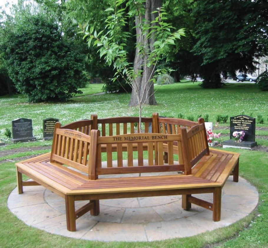 Woodcraft UK tree seat garden bench in Pickering